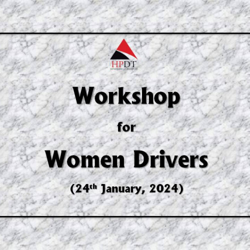 Highlights of the Workshop for Women Drivers held on 24th January, 2024
